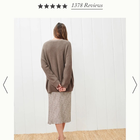 Jenni Kayne Cashmere Cocoon Cardigan, Large - Picture 3 of 5